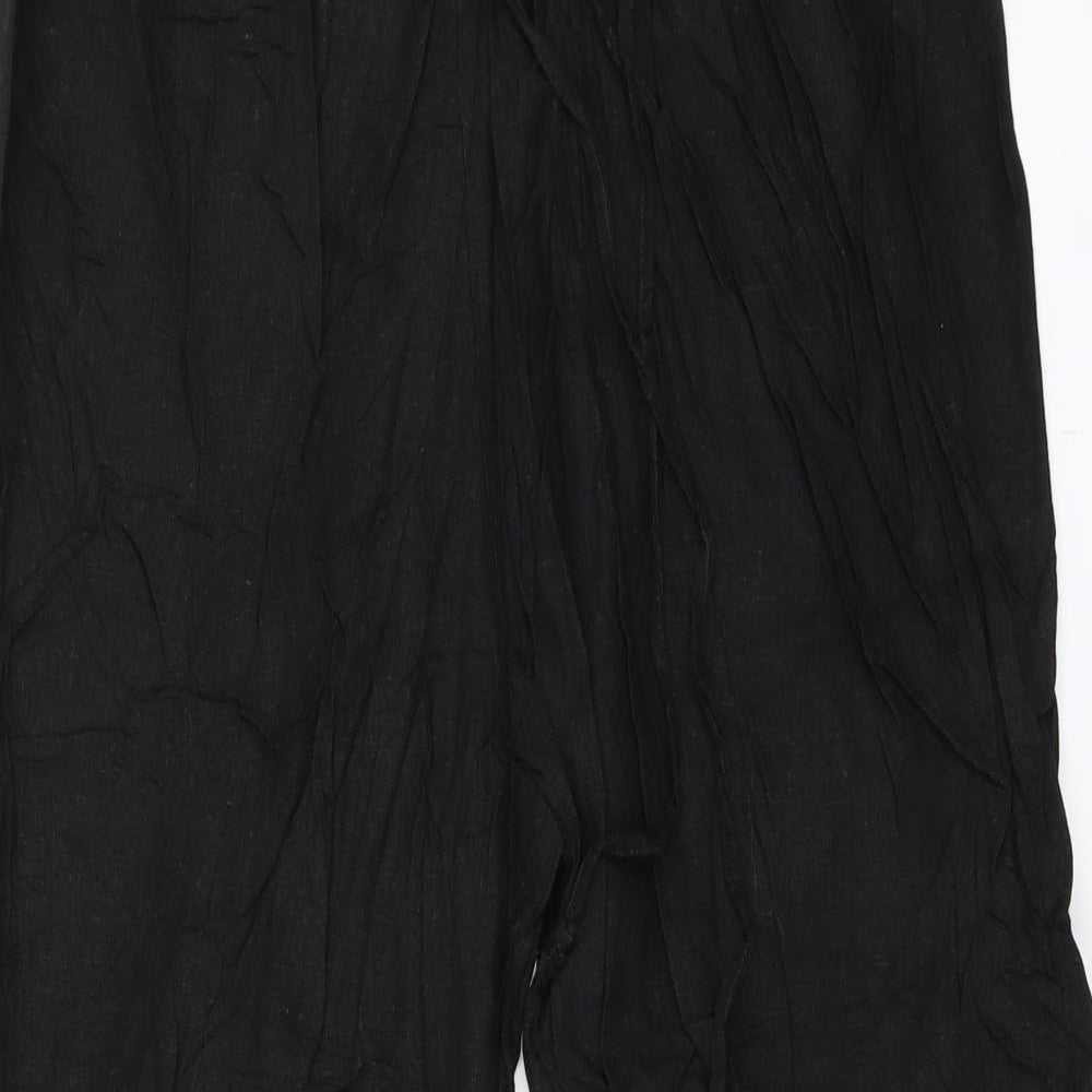 Womens UK Size 16 Saloos Regular Fit  Black Trousers