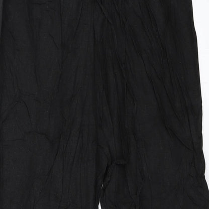 Womens UK Size 16 Saloos Regular Fit  Black Trousers