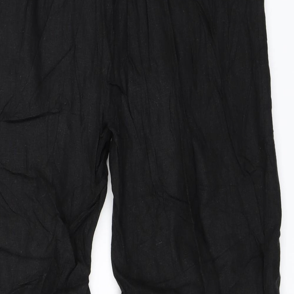 Womens UK Size 16 Saloos Regular Fit  Black Trousers