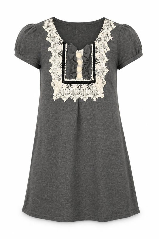 Purple Womens Grey   Shift  Size L