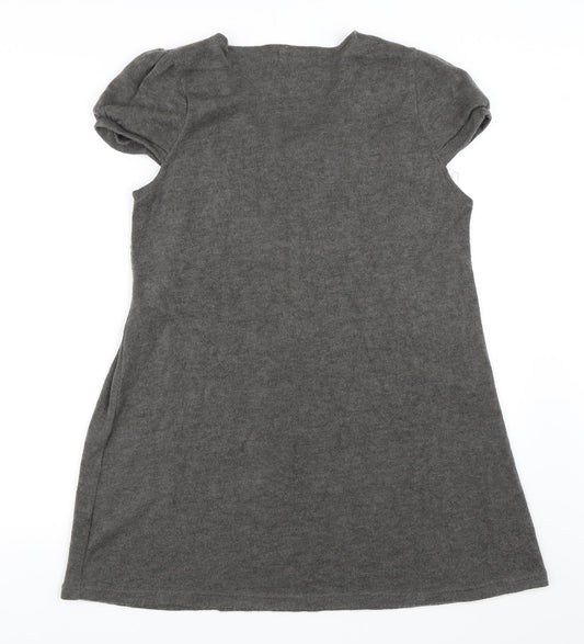 Purple Womens Grey   Shift  Size L
