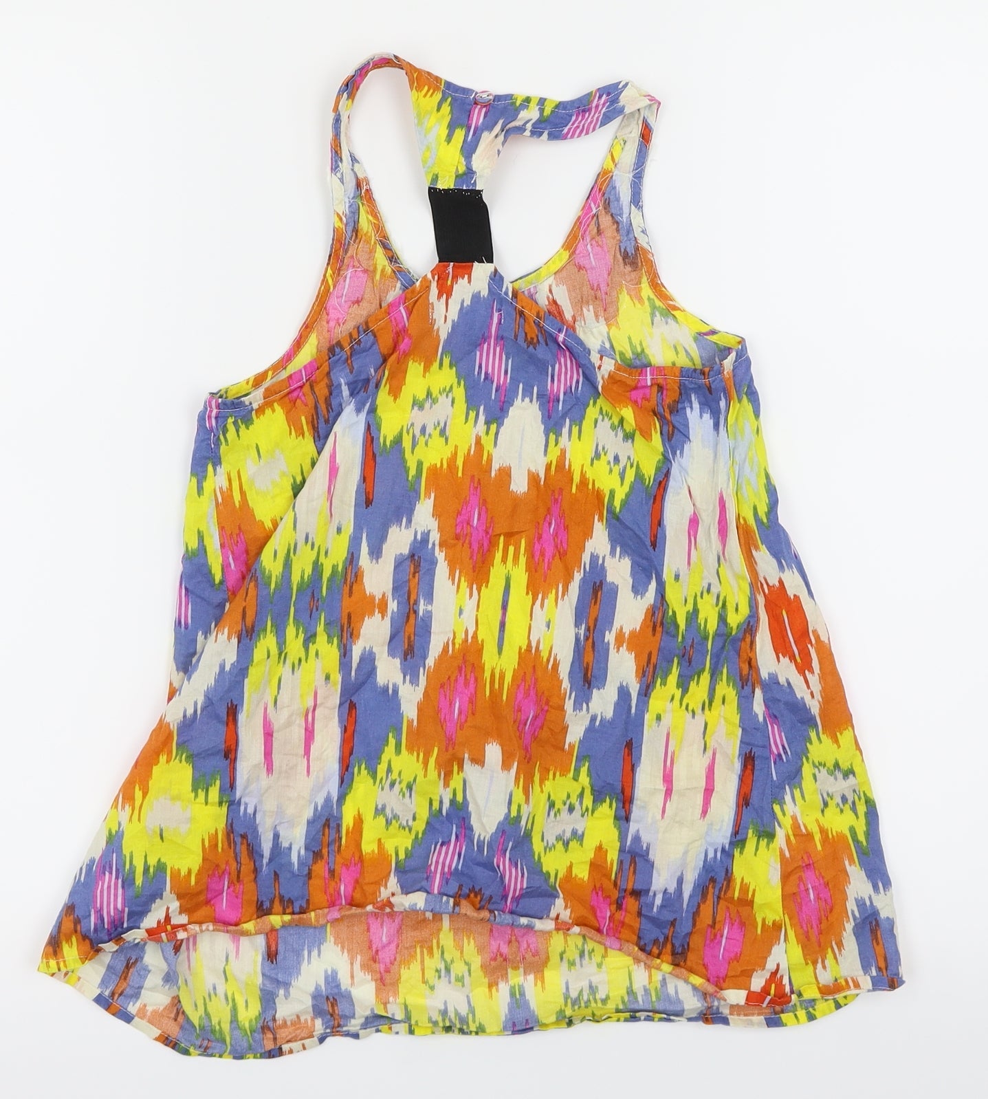 M&S Girls Multicoloured Batik  Camisole Dress Shirt Size 9 Years