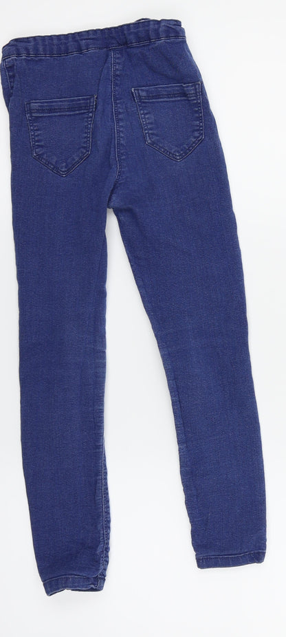 Candy Couture Girls Blue   Skinny Jeans Size 9 Years - Ripped
