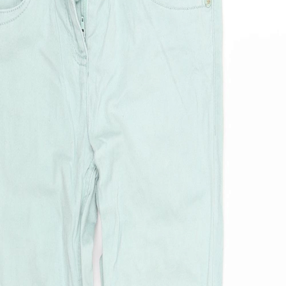 NEXT Girls Green   Straight Jeans Size 12 Years