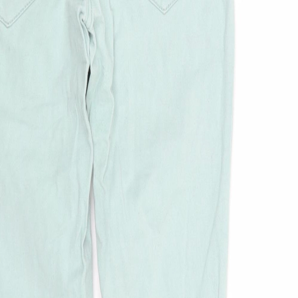 NEXT Girls Green   Straight Jeans Size 12 Years