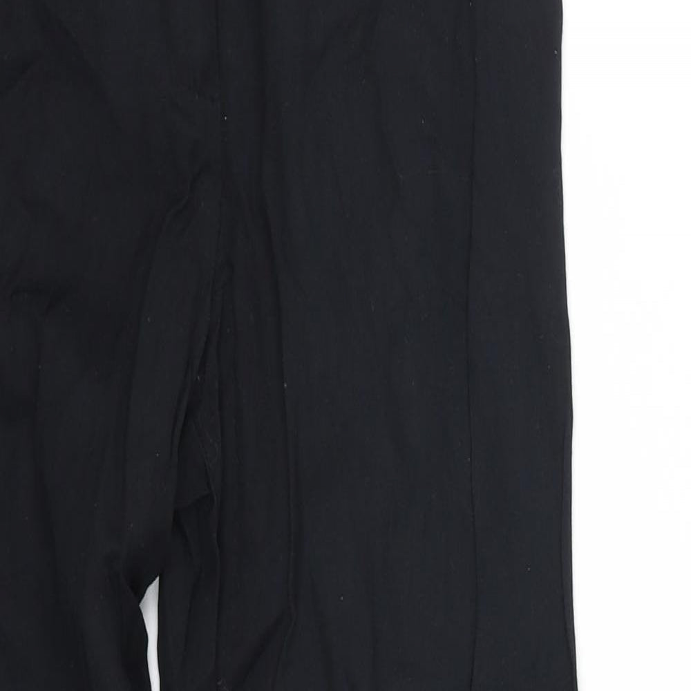 Womens UK Size 10 pre worn Regular Fit Straight Black Jeans