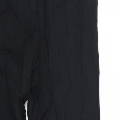 Womens UK Size 10 pre worn Regular Fit Straight Black Jeans