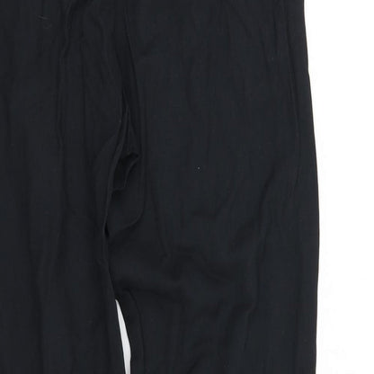 Womens UK Size 10 pre worn Regular Fit Straight Black Jeans