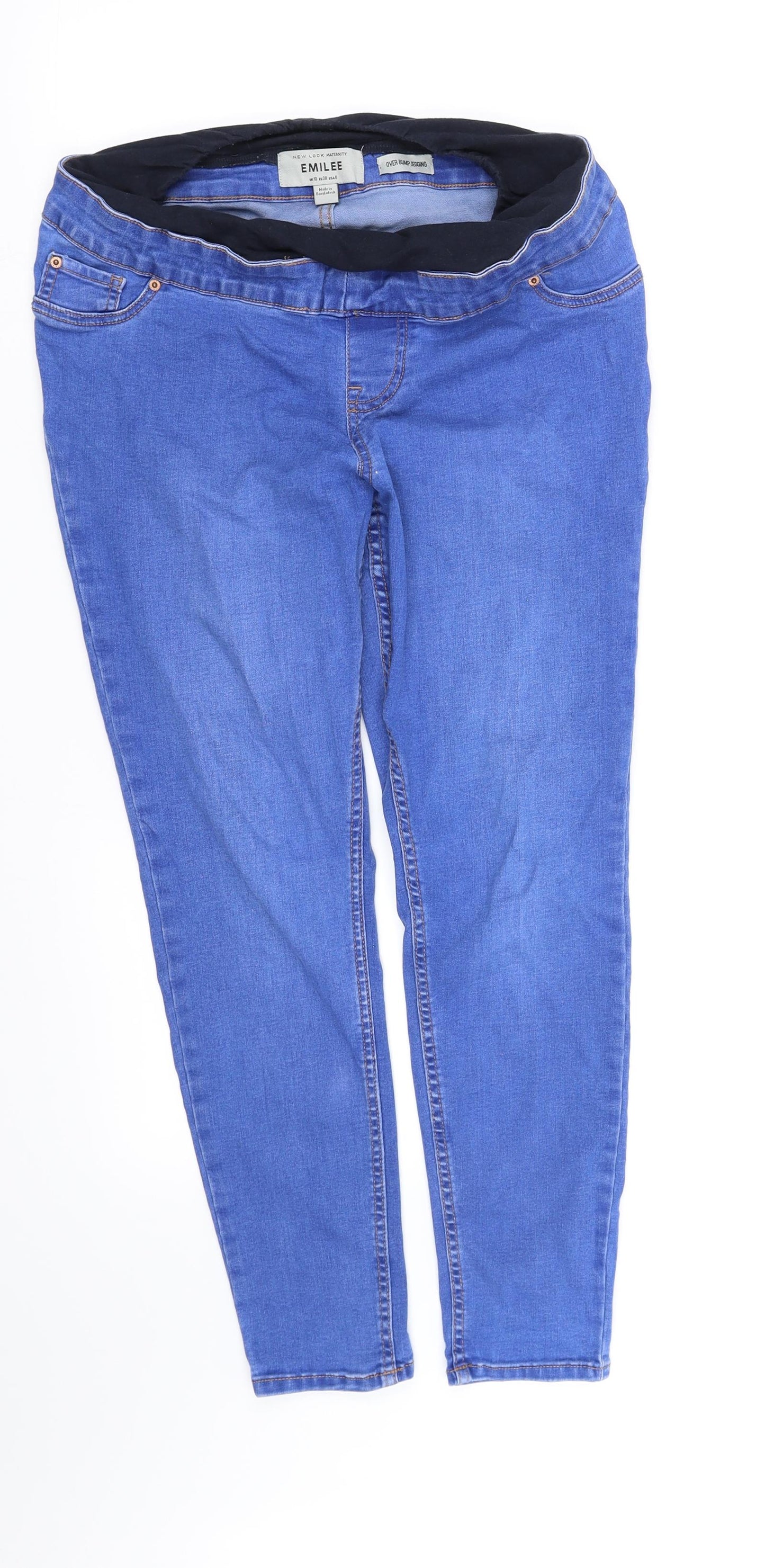 Womens UK Size 10 pre worn Regular Fit Straight Blue Jeans