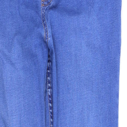 Womens UK Size 10 pre worn Regular Fit Straight Blue Jeans