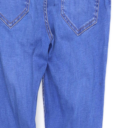 Womens UK Size 10 pre worn Regular Fit Straight Blue Jeans
