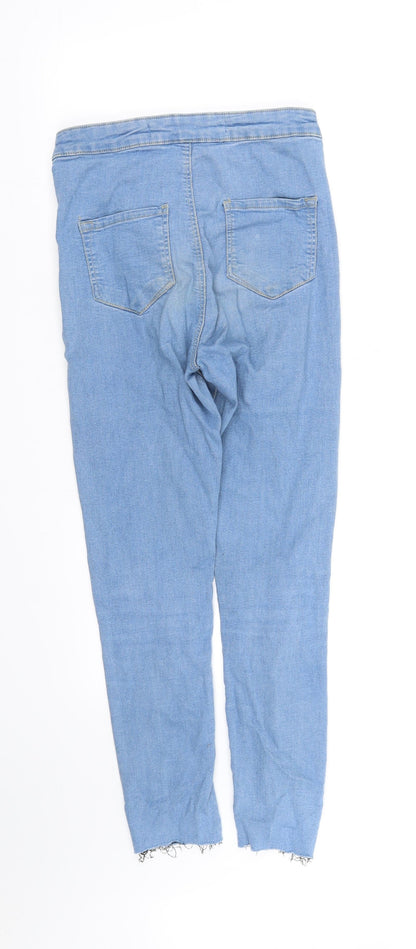 Womens UK Size 8 pre worn Regular Fit  Blue Trousers