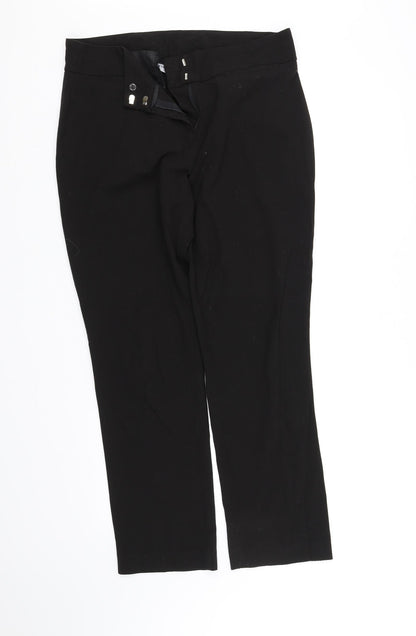 Womens UK Size 30 in trutex Regular Fit  Black Trousers