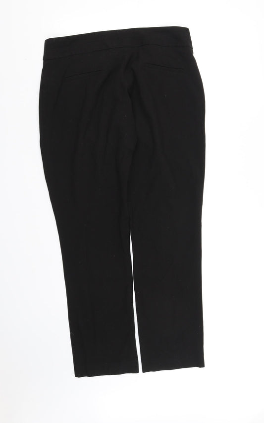 Womens UK Size 30 in trutex Regular Fit  Black Trousers