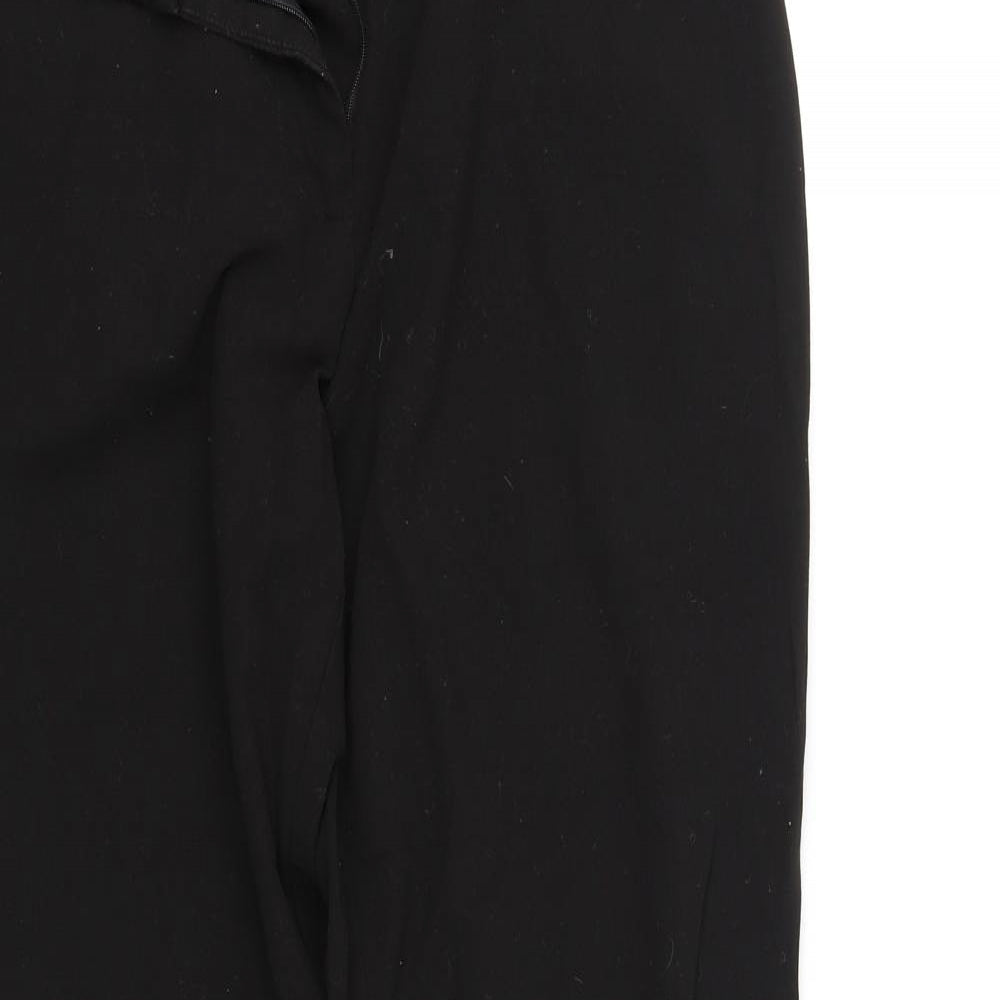 Womens UK Size 30 in trutex Regular Fit  Black Trousers