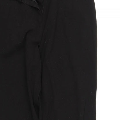 Womens UK Size 30 in trutex Regular Fit  Black Trousers