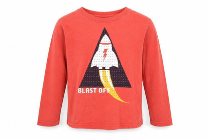 Nutmeg Boys Red   Basic T-Shirt Size 7 Years