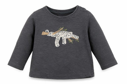 Next Baby Grey   Basic T-Shirt Size 3-6 Months