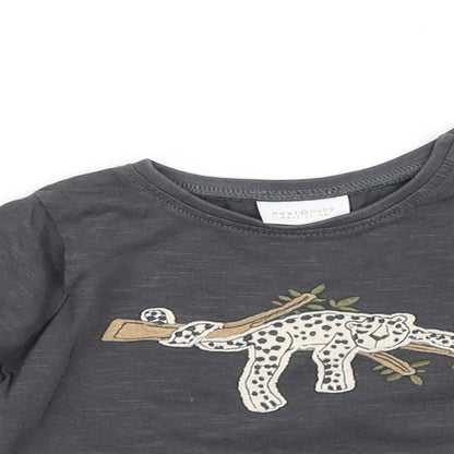 Next Baby Grey   Basic T-Shirt Size 3-6 Months