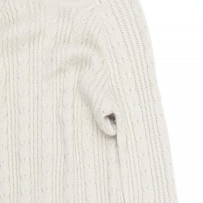 H&M Womens Beige   Fit & Flare  Size 8