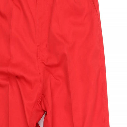 Womens UK Size 32 in Dunlop Regular Fit  Red Trousers
