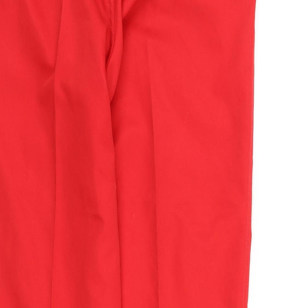 Womens UK Size 32 in Dunlop Regular Fit  Red Trousers