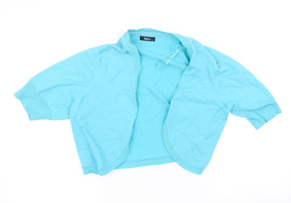M&Co Girls Blue   Cardigan Sweatshirt Size XL