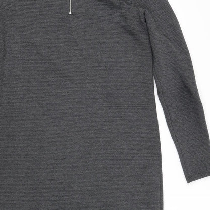 Jaqueline deYong Womens Grey   Fit & Flare  Size 12