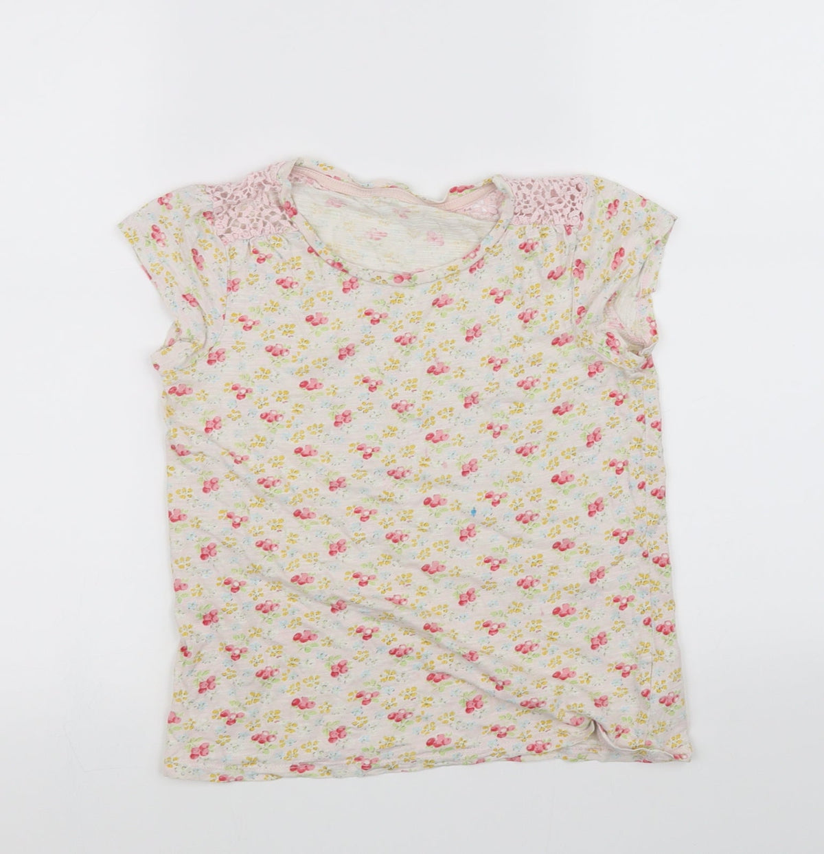Next Girls White   Basic T-Shirt Size 11 Years