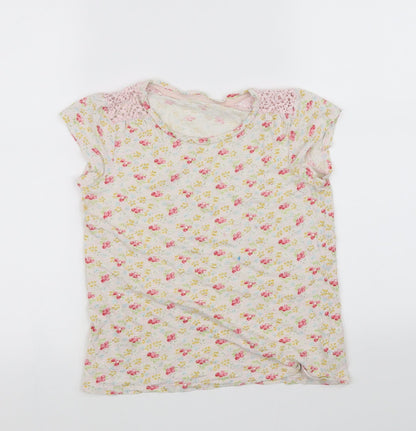 Next Girls White   Basic T-Shirt Size 11 Years