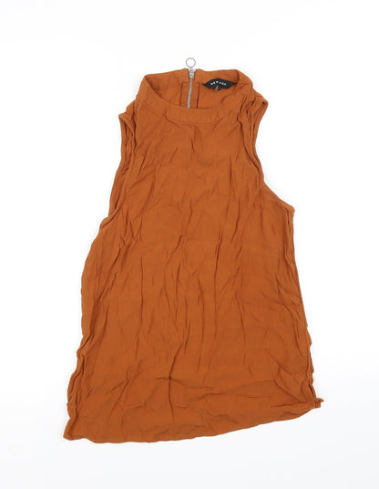 New Look Womens Orange   Fit & Flare  Size 10