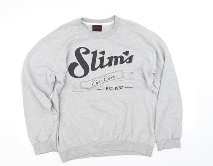 Slim Womens Grey   Pullover Jumper Size XL