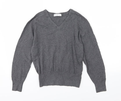 Trutex Mens Grey  Knit Pullover Jumper Size S