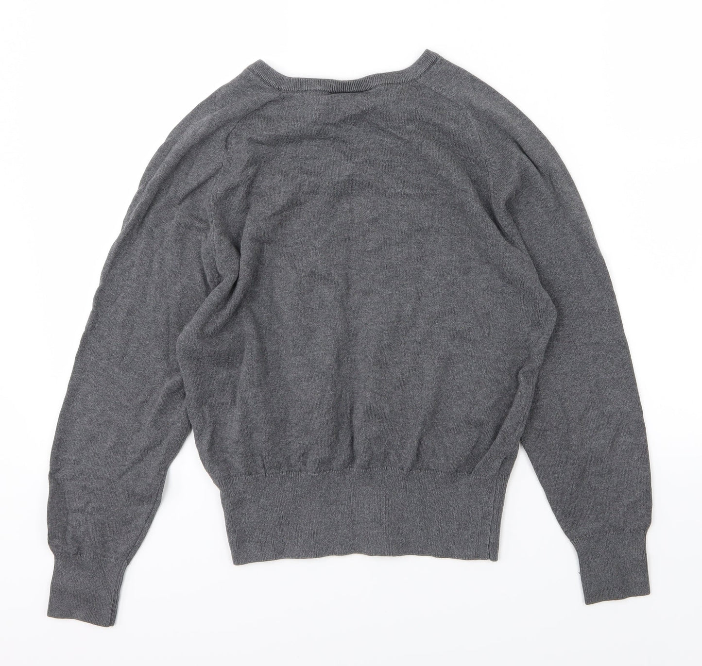 Trutex Mens Grey  Knit Pullover Jumper Size S