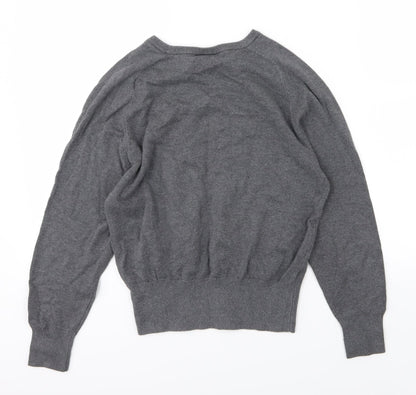 Trutex Mens Grey  Knit Pullover Jumper Size S