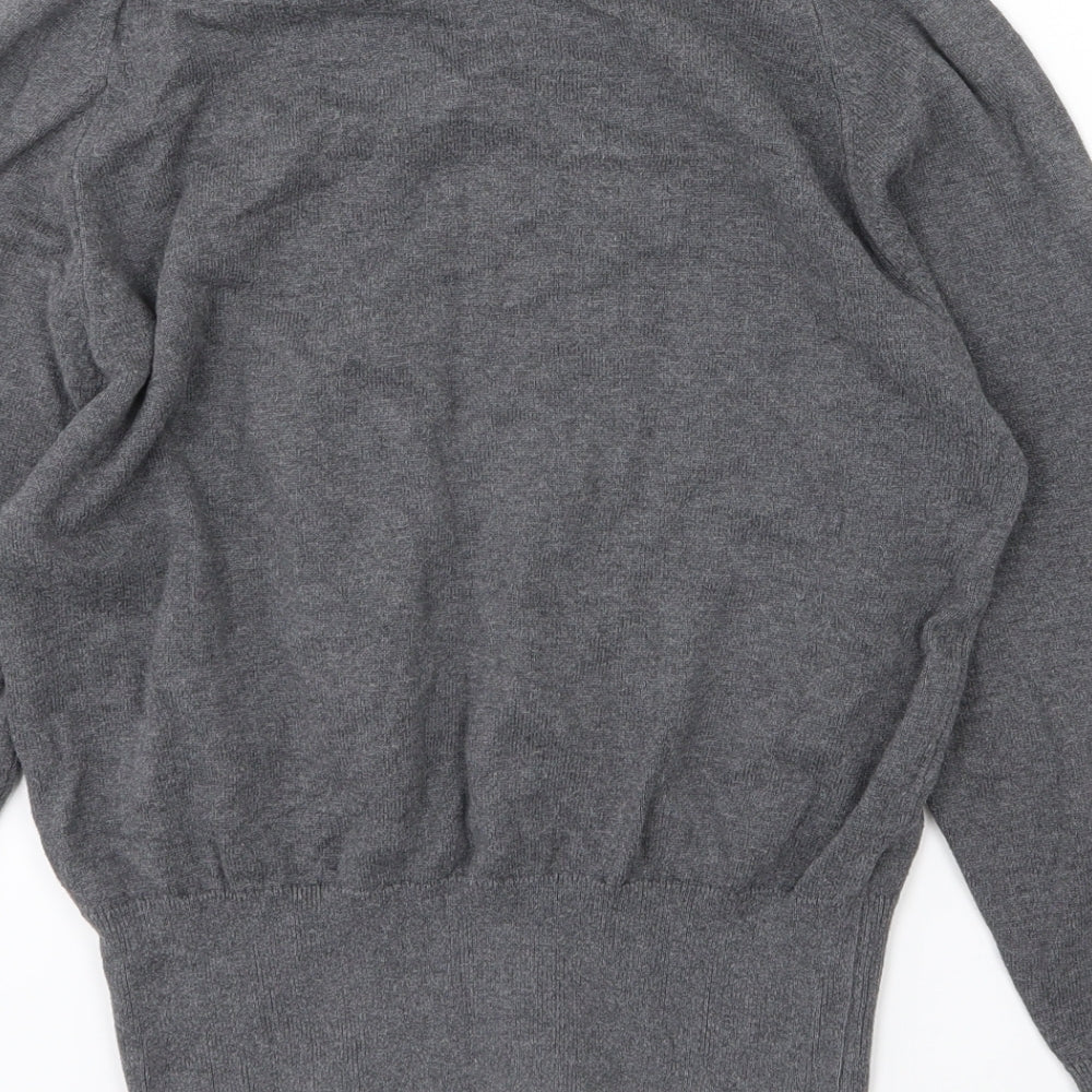 Trutex Mens Grey  Knit Pullover Jumper Size S