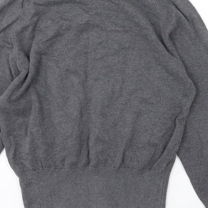 Trutex Mens Grey  Knit Pullover Jumper Size S