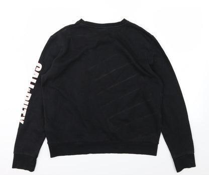 Mens UK Size XL Cedar Wood State Black Pullover Sweatshirt