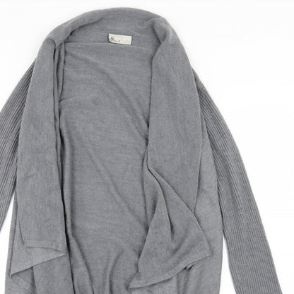 BHS Womens Grey  Knit Cardigan Jumper Size S  - Waterfall