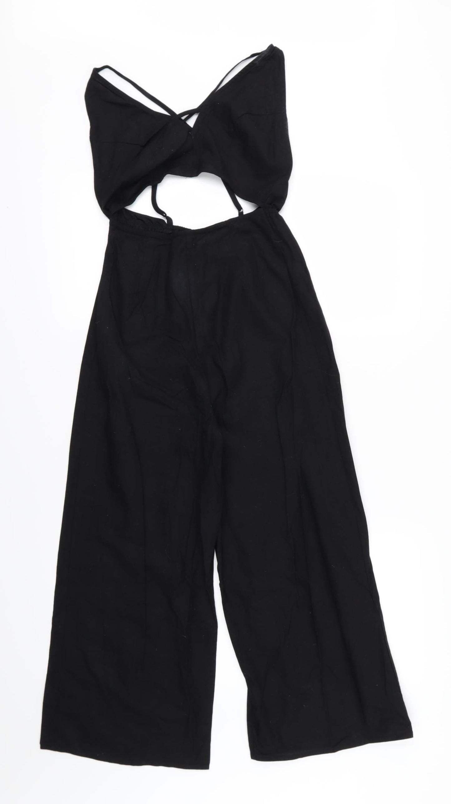Womens UK Size 4 ASOS One-Piece Black Jumpsuit