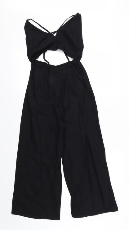 Womens UK Size 4 ASOS One-Piece Black Jumpsuit