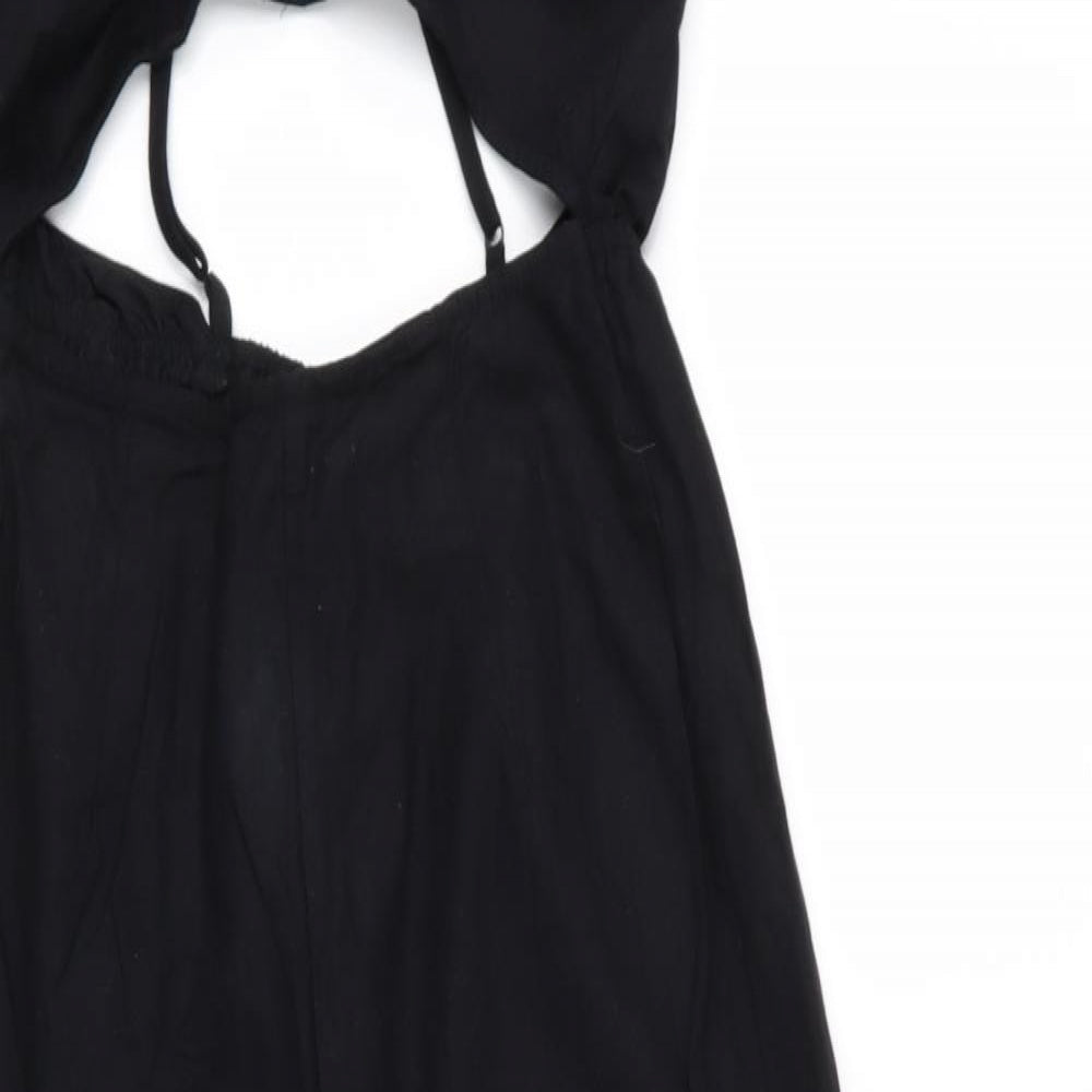 Womens UK Size 4 ASOS One-Piece Black Jumpsuit