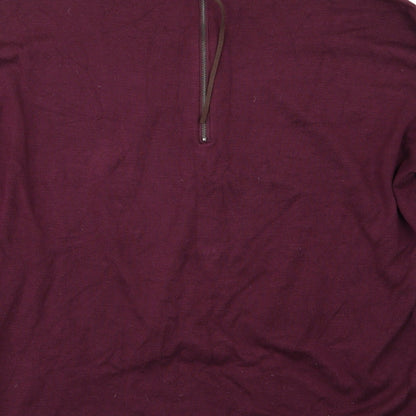 VERO MODA Womens Purple  Knit Pullover Jumper Size S  - Burgundy