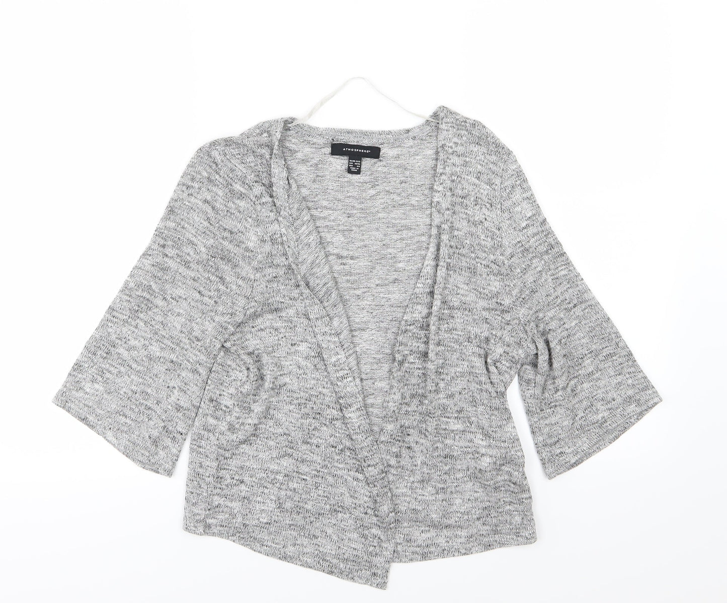 Atmosphere Womens Grey  Knit Cardigan Jumper Size 10