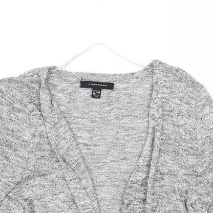 Atmosphere Womens Grey  Knit Cardigan Jumper Size 10