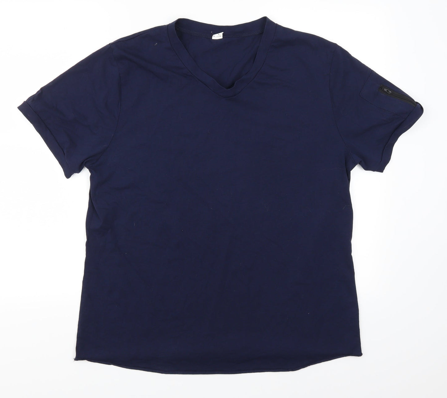 Preworn Mens Blue    T-Shirt Size L
