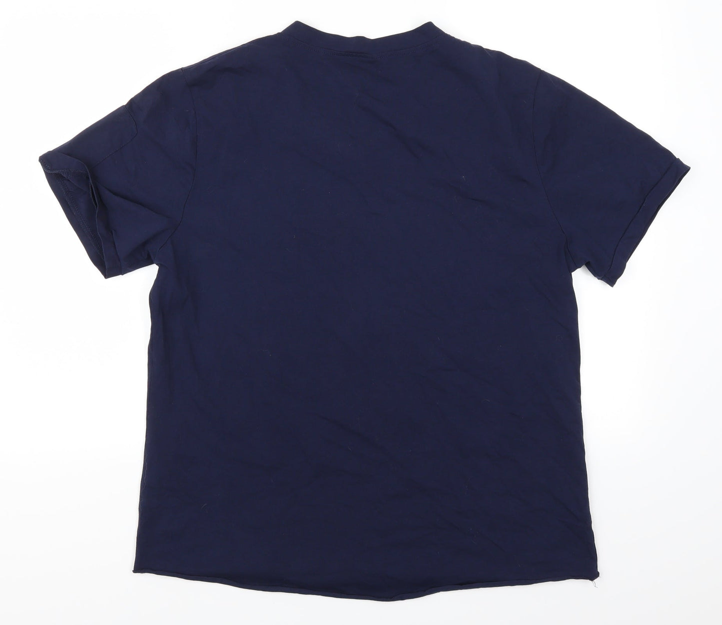Preworn Mens Blue    T-Shirt Size L