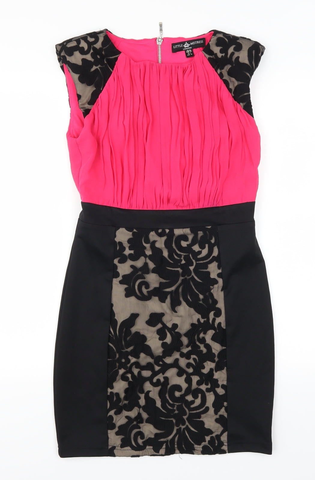 Little Mistress Womens Pink Geometric  Mini  Size 10