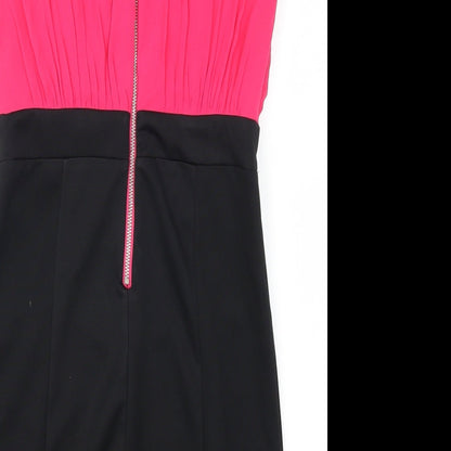 Little Mistress Womens Pink Geometric  Mini  Size 10