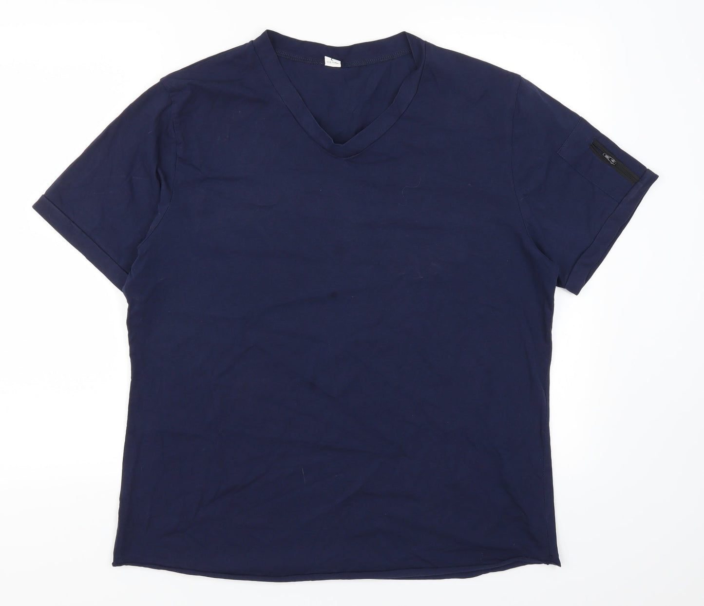 Preworn Mens Blue    T-Shirt Size L